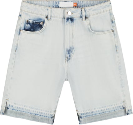 Croyez Croyez CD2 Stepped Hem Shorts Blauw