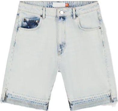 Croyez Croyez CD2 Stepped Hem Shorts Blauw