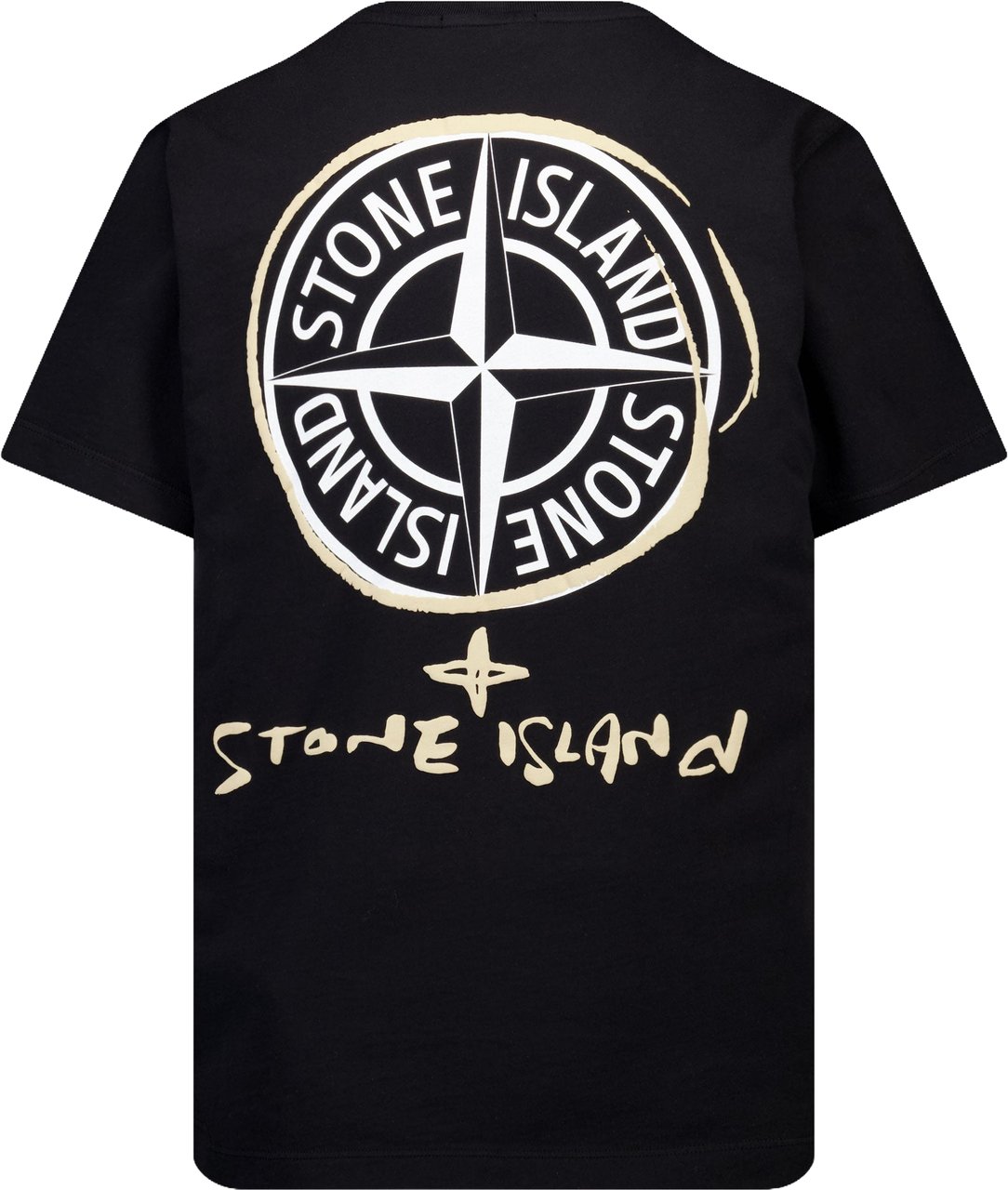 Stone Island Junior Stone Island Kids Ss T-Shirt Zwart