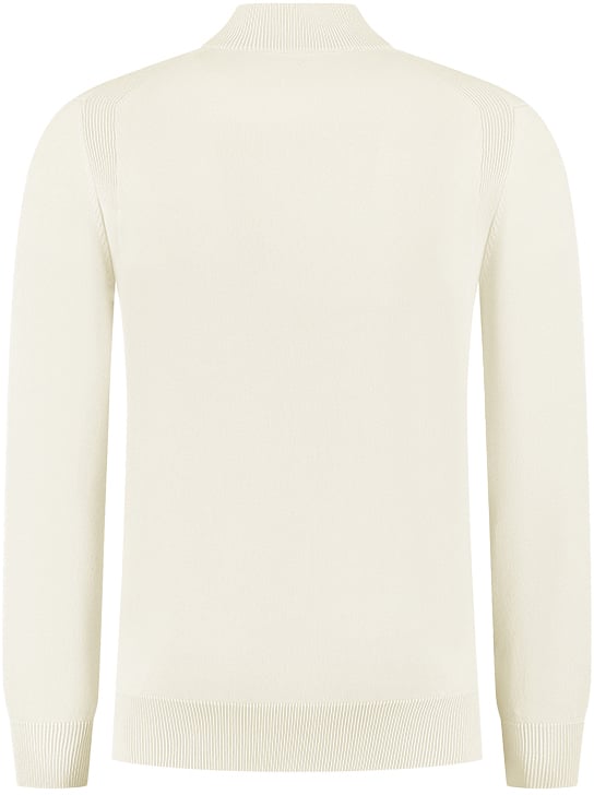 Pure Path Pure Path Regular Fit Half Zip Knitwear Beige