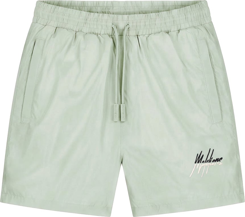 Malelions Malelions Men Split Swim Shorts Groen