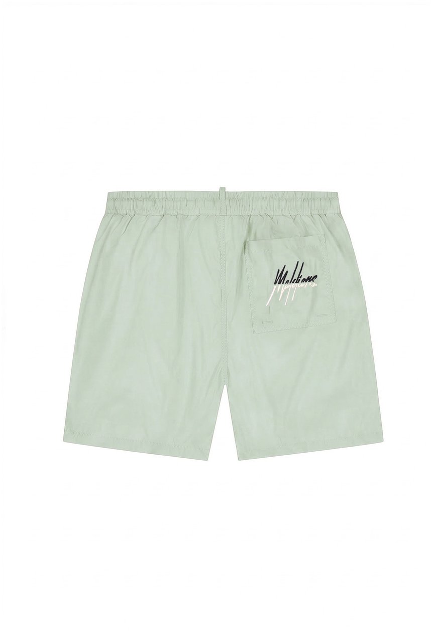 Malelions Malelions Men Split Swim Shorts Groen
