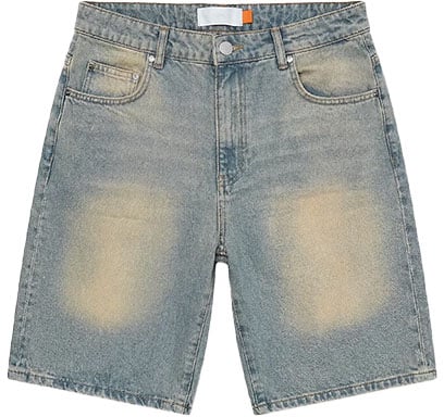 Croyez Croyez CD2 Washed Denim Shorts Blauw