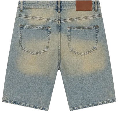 Croyez Croyez CD2 Washed Denim Shorts Blauw