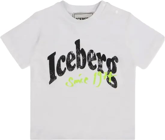 Iceberg t-shirt bianco Wit