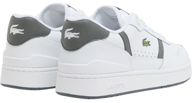 Lacoste T-Clip sneaker wit grijs Wit