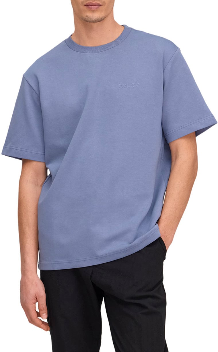 NN07 T-shirt Nat Tee blauw Blauw