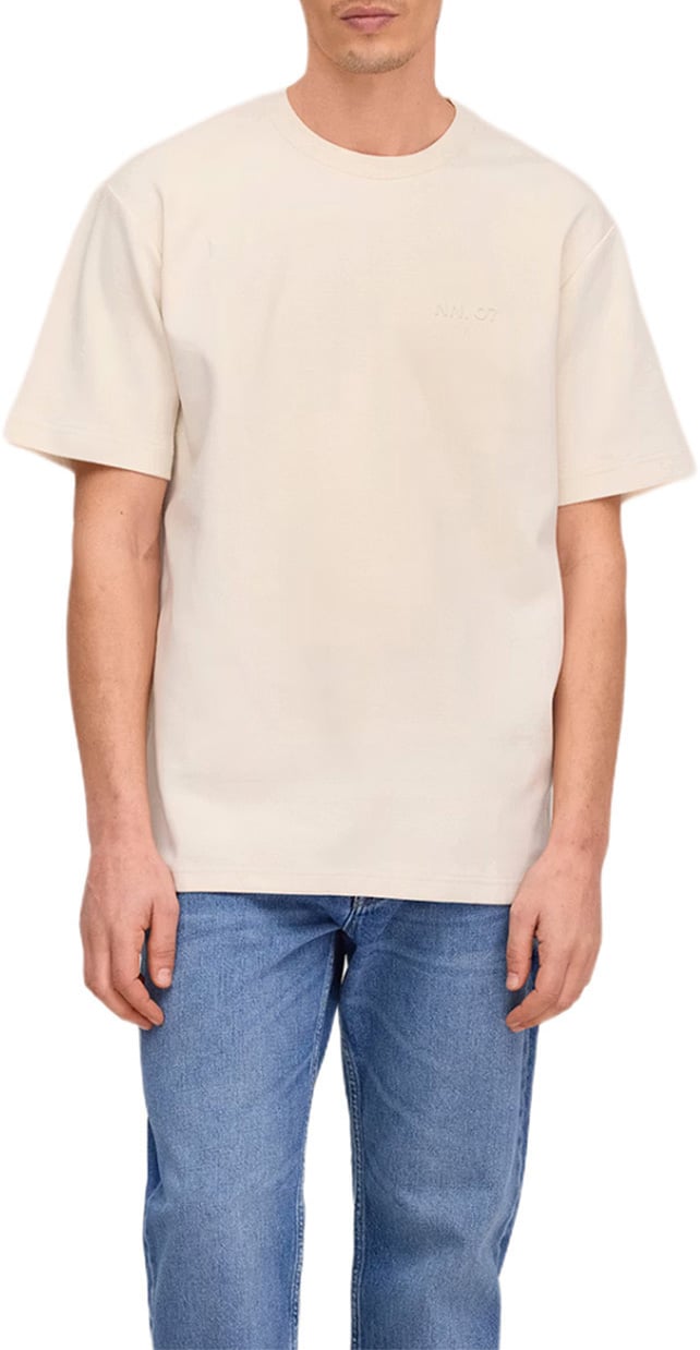 NN07 T-shirt Nat Tee ecru Beige