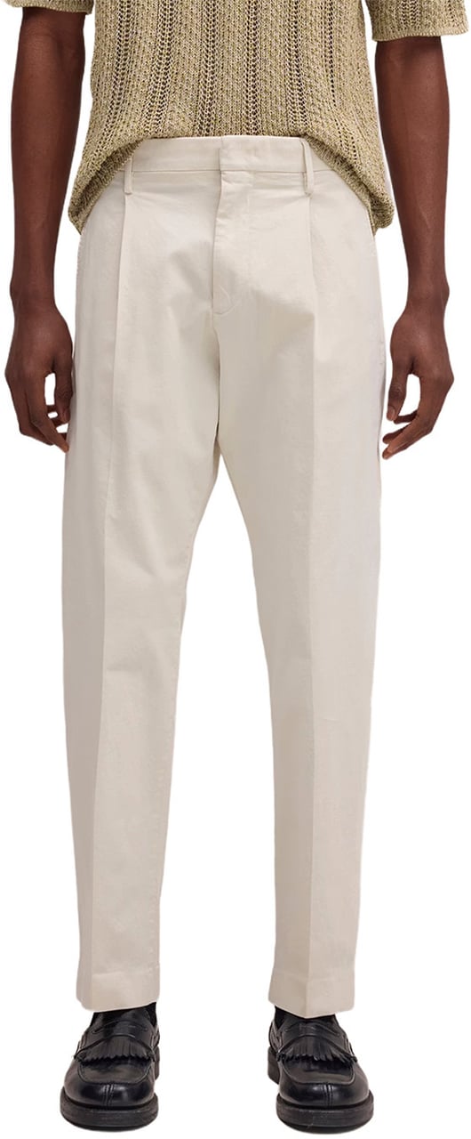 NN07 Broek Bill 1804 ecru Neutraal