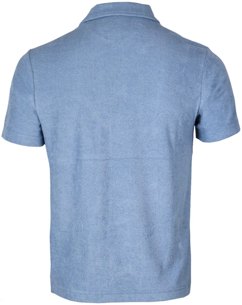 MC2 Saint Barth Badstof polo Jeremy lichtblauw Blauw