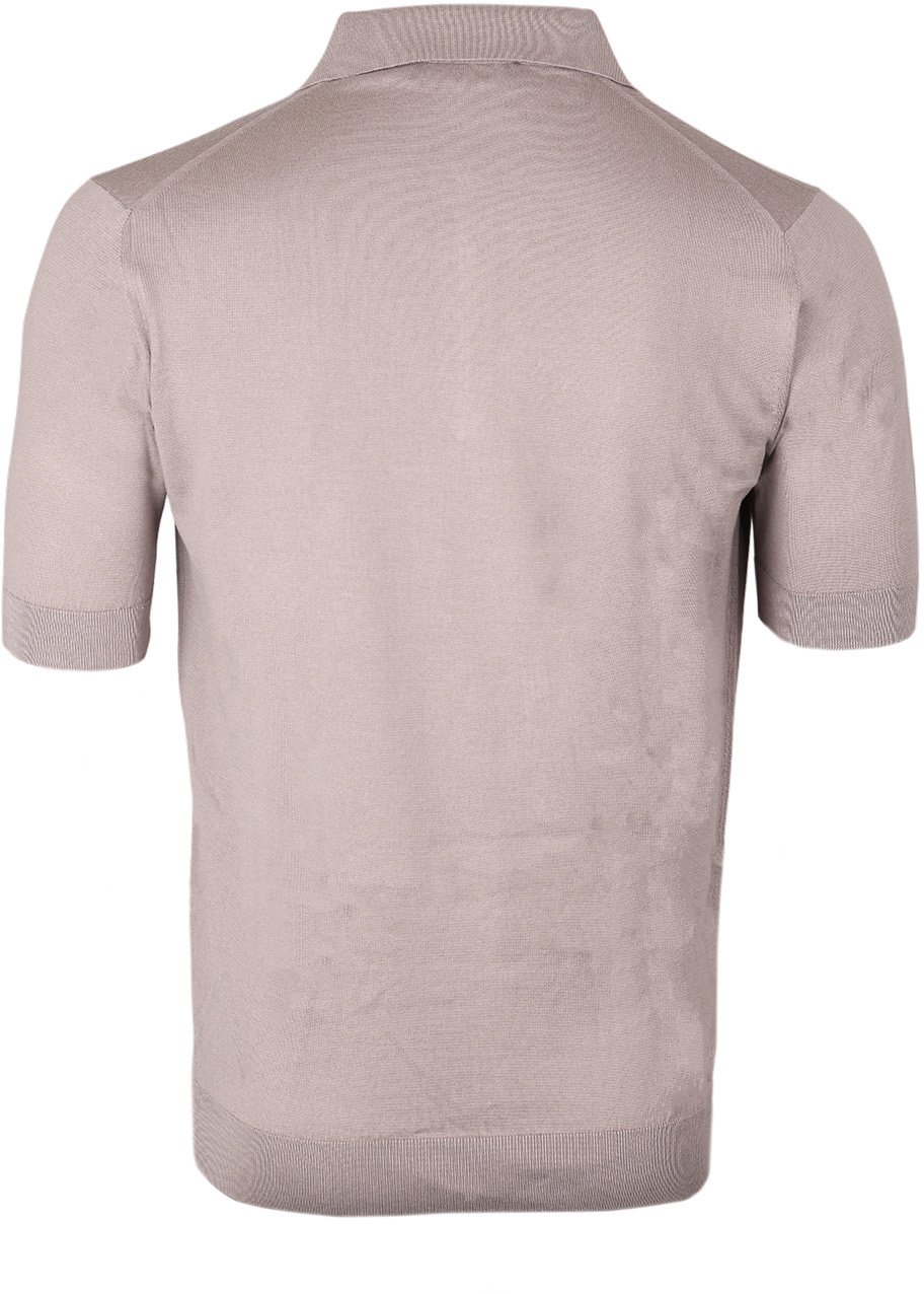 Filippo De Laurentiis Half zip polo taupe Taupe