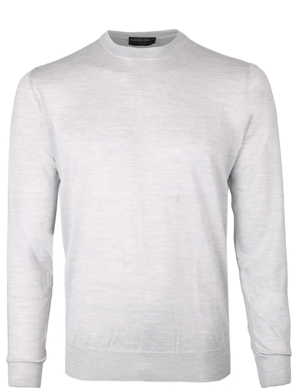 Filippo De Laurentiis T-shirt lange mouw grijs Grijs