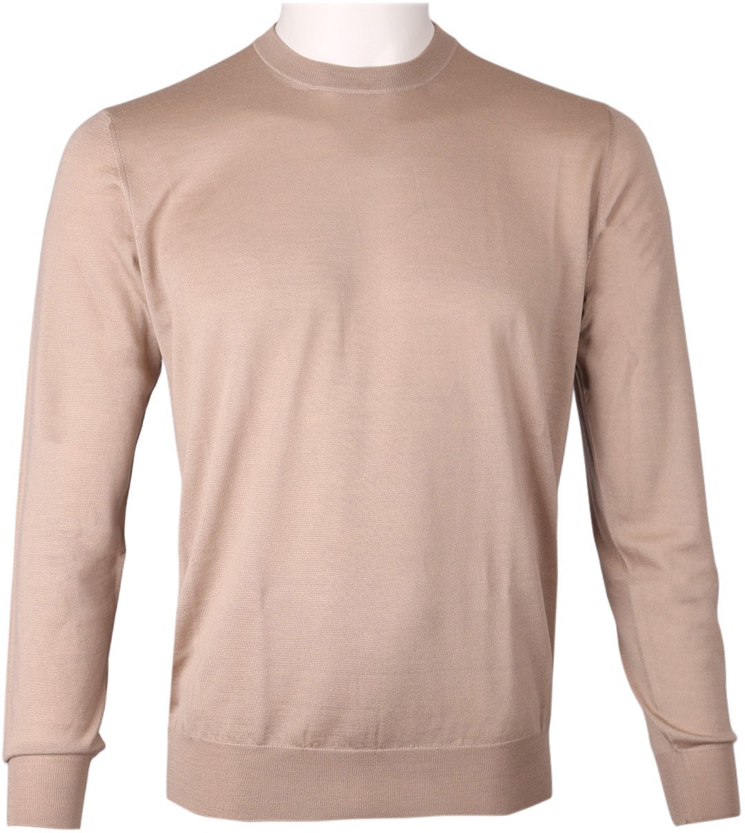 Filippo De Laurentiis T-shirt lange mouw beige Beige