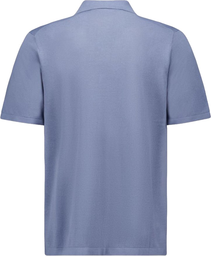 Airforce Knitted polo shirt Blauw