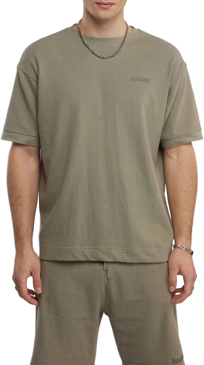 Aeden Jordan Tee Vetiver Groen