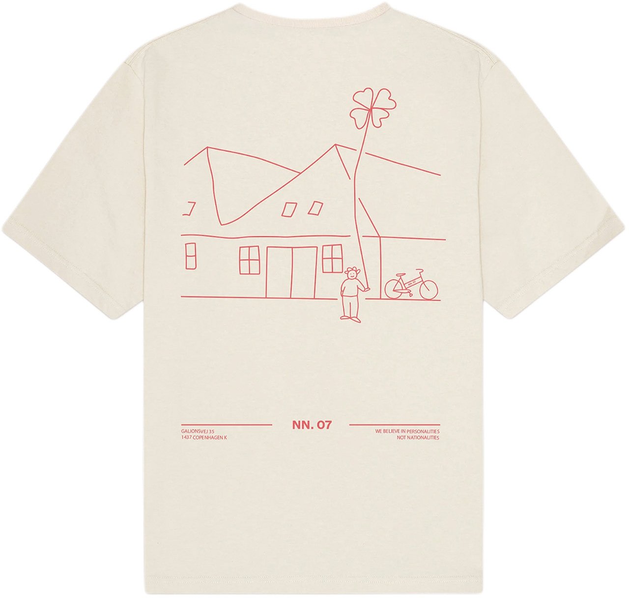 NN07 T-shirt Jet 30026 ecru Beige