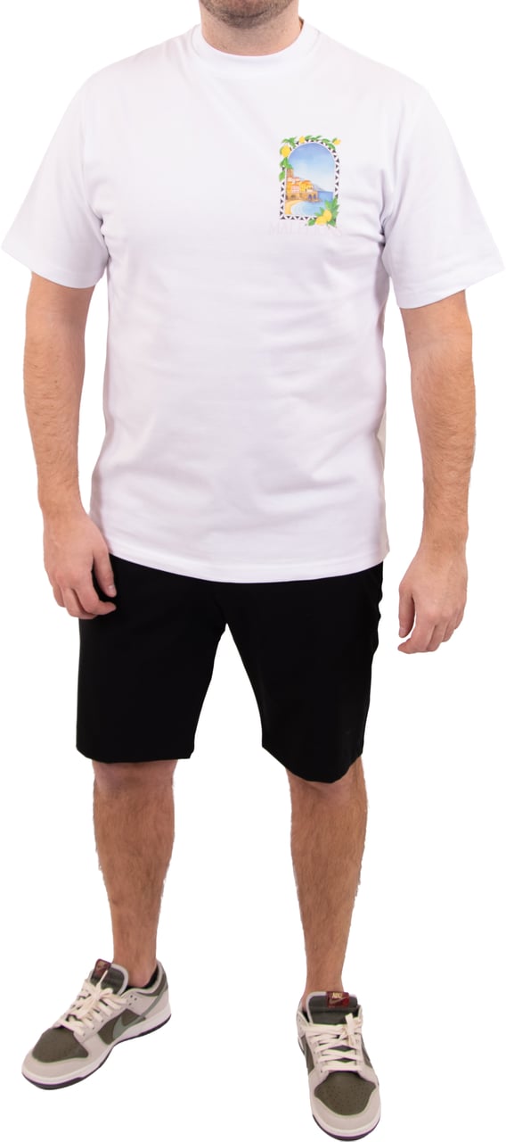 Malelions Malelions Men Amalfi Window T-Shirt Wit