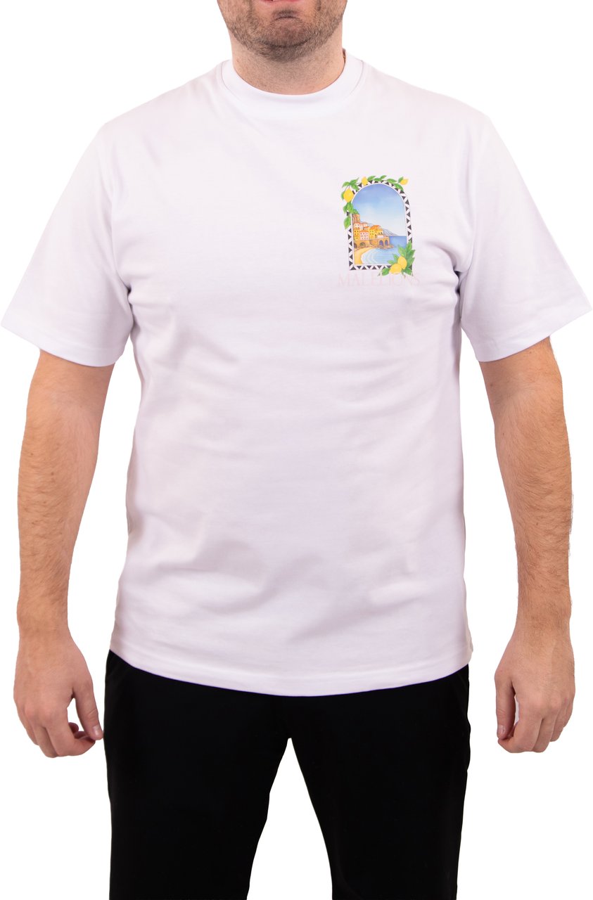 Malelions Malelions Men Amalfi Window T-Shirt Wit