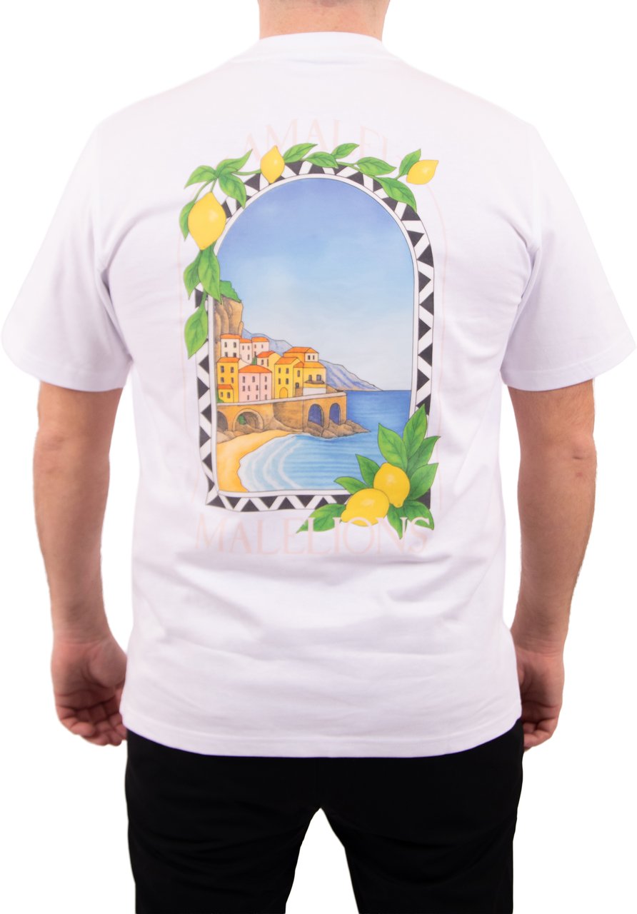 Malelions Malelions Men Amalfi Window T-Shirt Wit