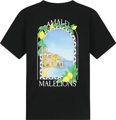 Malelions Malelions Men Amalfi Window T-Shirt Zwart