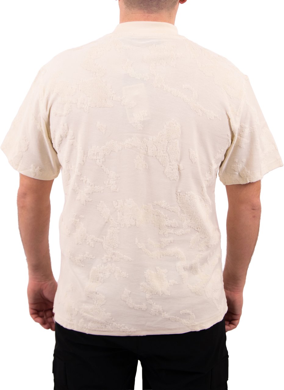 Malelions Malelions Men Jacquard T-Shirt Wit