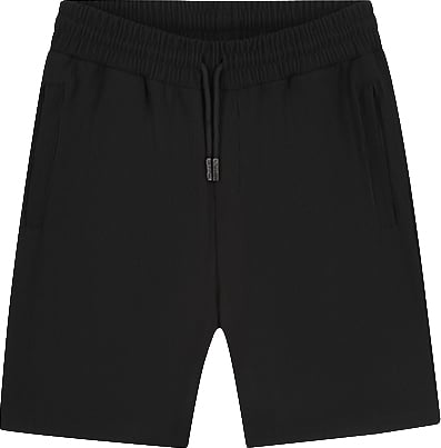 Malelions Malelions Men Ribbed Shorts Zwart