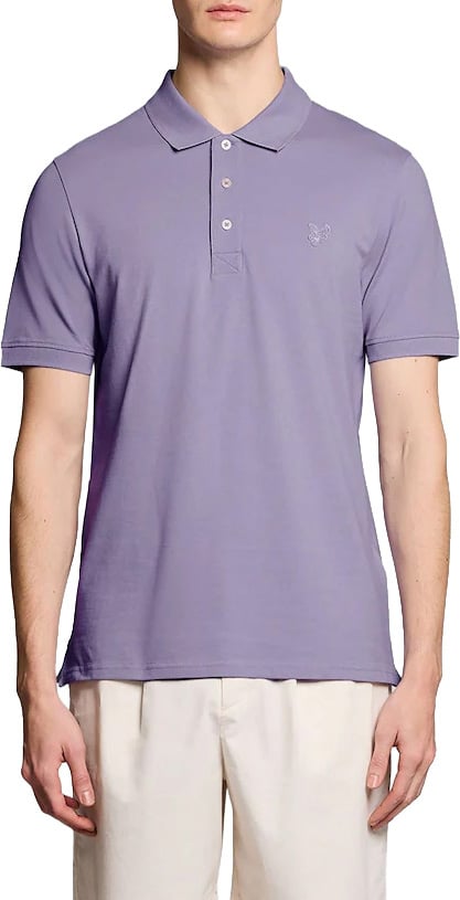 Lyle & Scott Tonsurton polo paars Paars