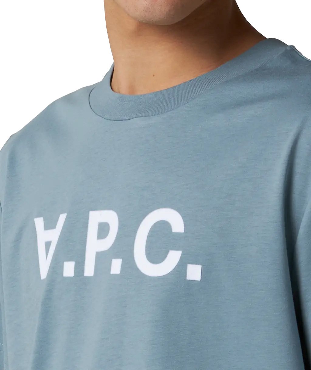 A.P.C. t-shirt blue Blauw