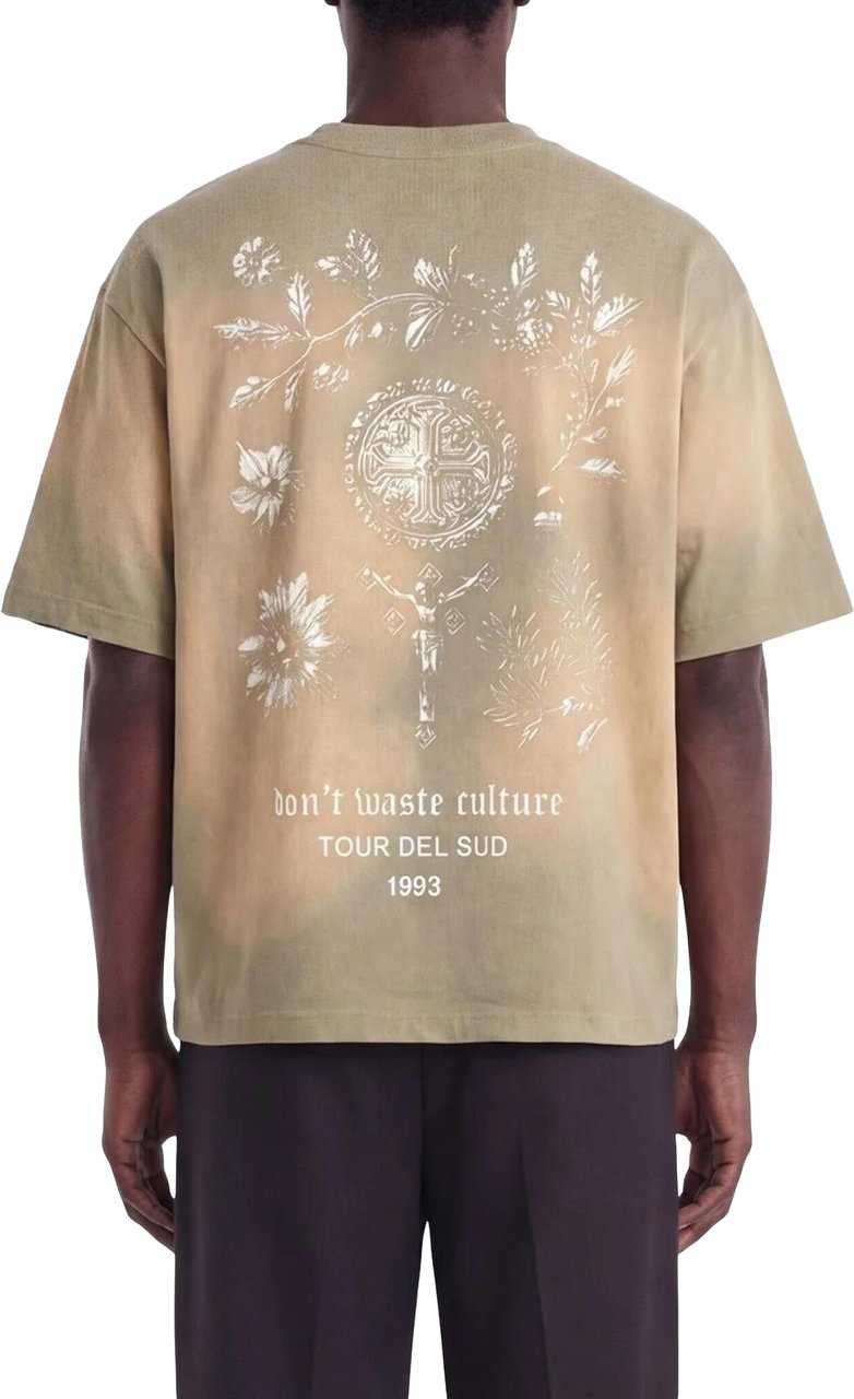 Don't Waste Culture Olivinne T-shirt | Faded Olive Groen