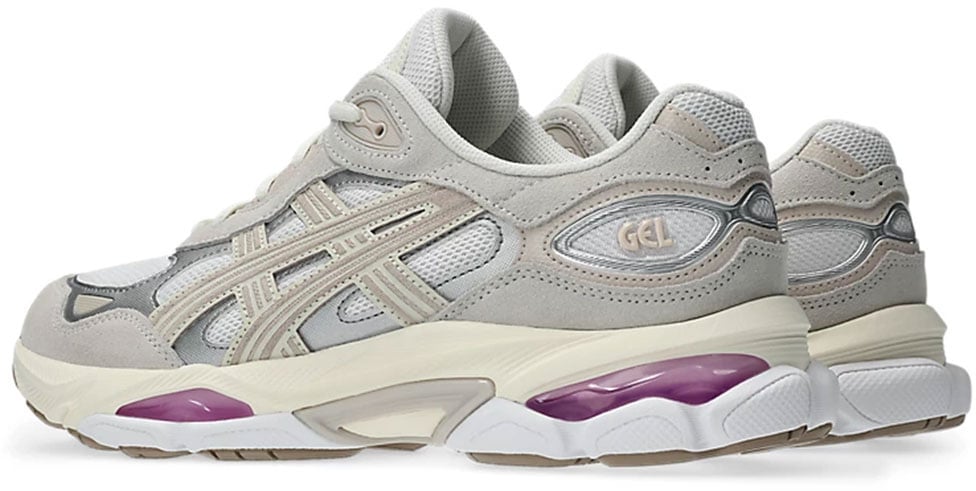 Asics asics gel nyc 2 0 mesh blanc gris Wit