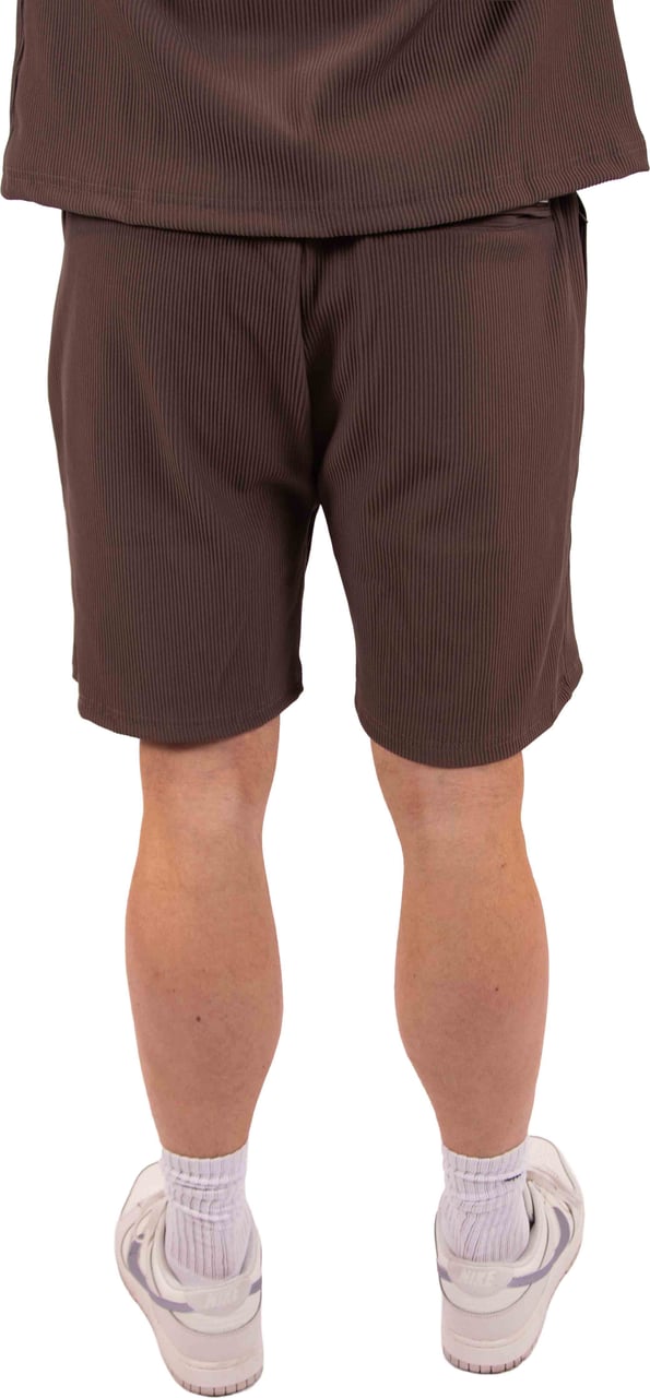 Malelions Malelions Ribbed Shorts Bruin