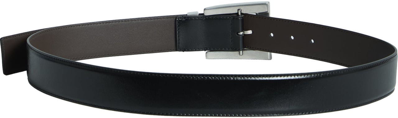 Versace Leather belt Zwart