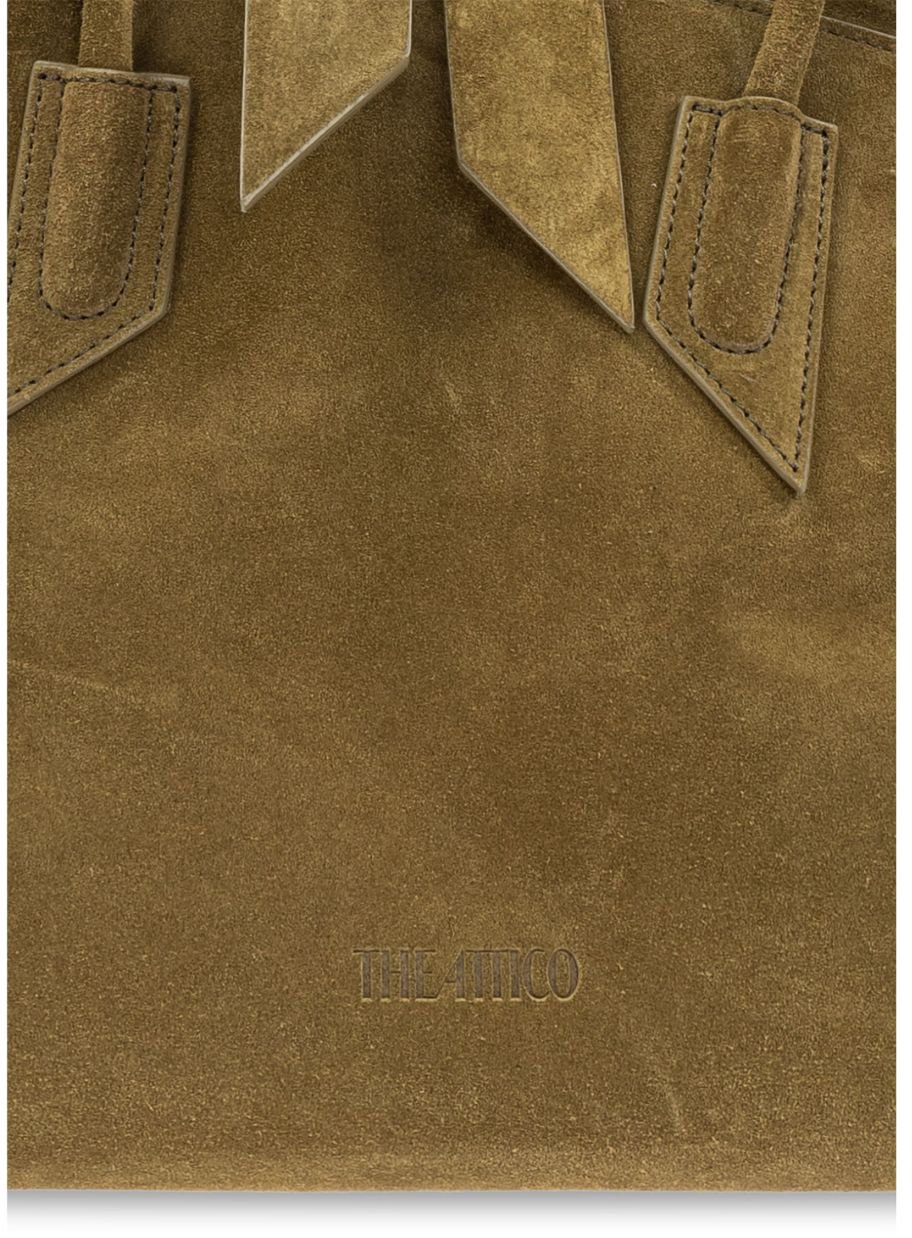 The Attico La Passegiata Medium Khaki Taupe