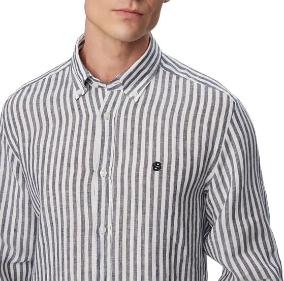 Boss H-Liam-Bd-E-C1-261 Stripe Dark Blue Blauw