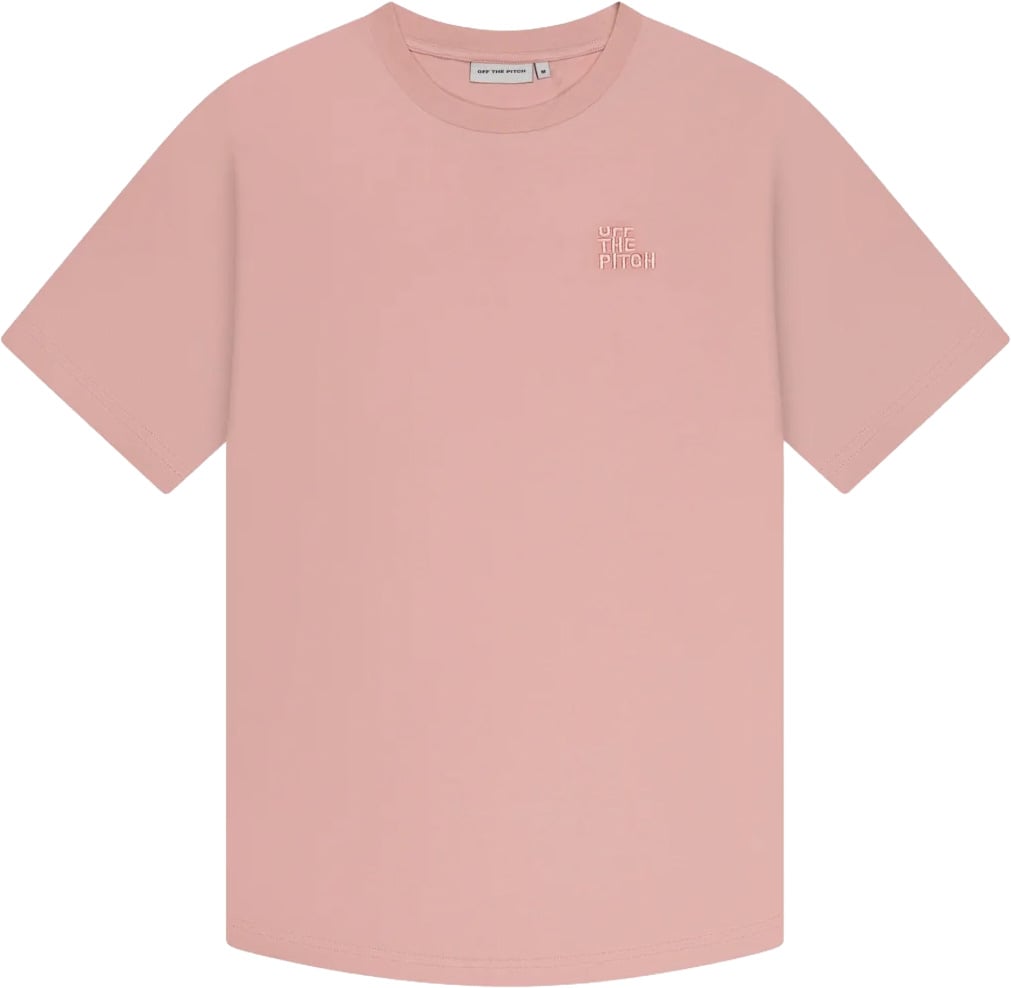 OFF THE PITCH Blossom Slimfit Tee Misty Rose Roze