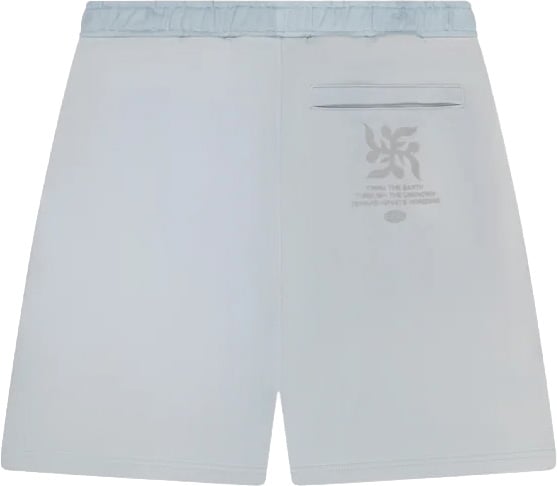 OFF THE PITCH Filigrain Shorts Grey Blue Blauw
