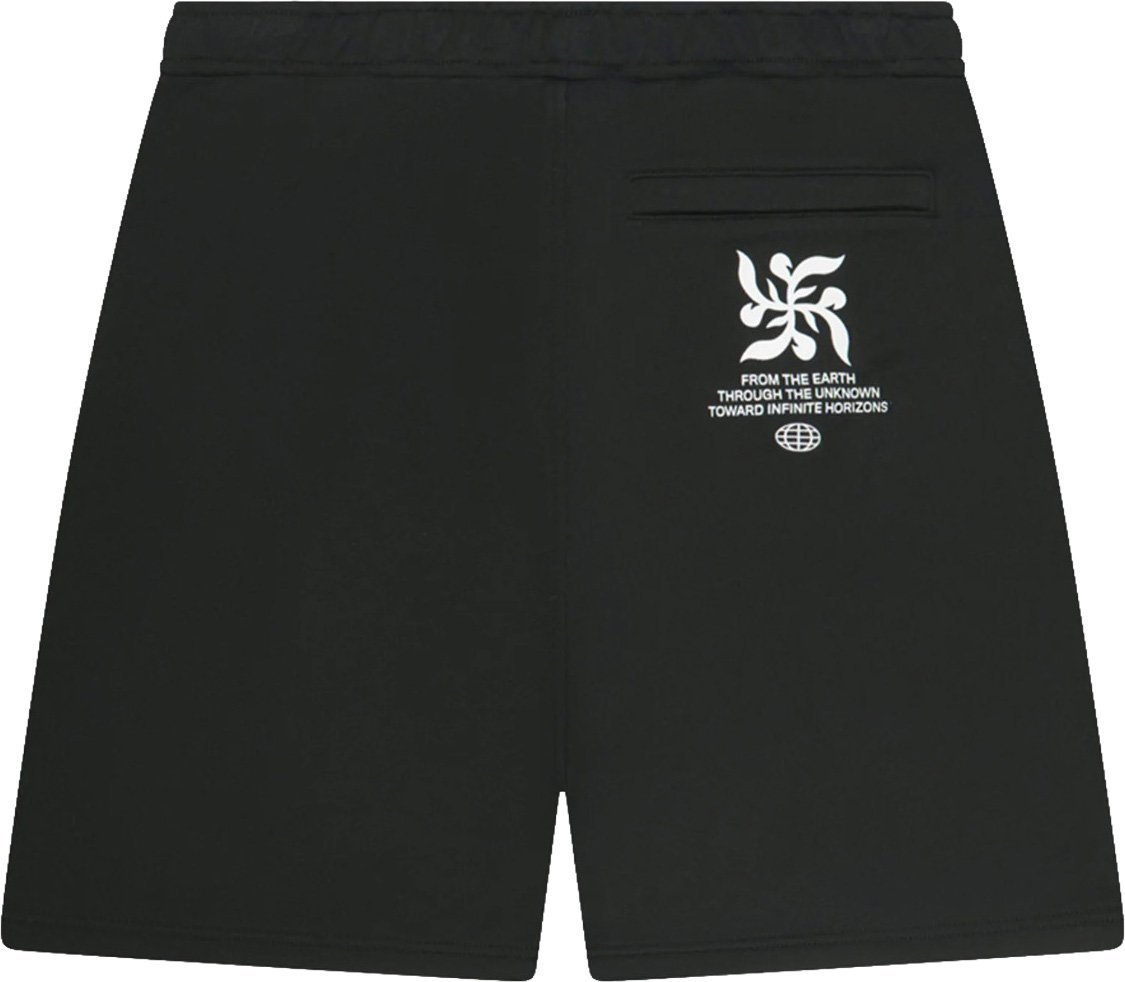 OFF THE PITCH Filigrain Shorts Black Zwart