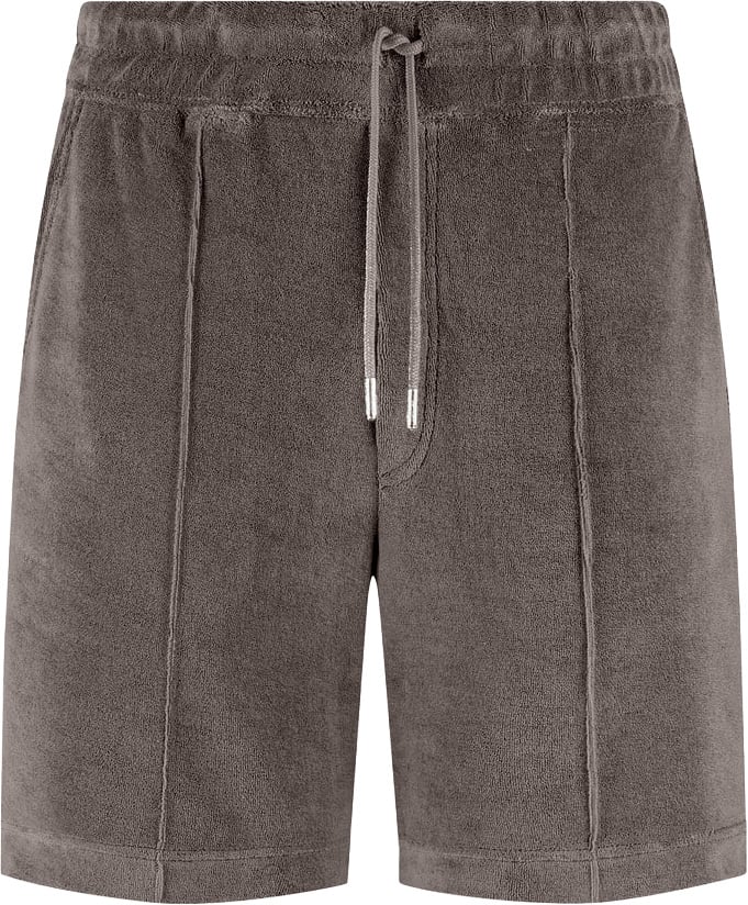 Aurélien Ash Grey Terry Towelling short Grijs