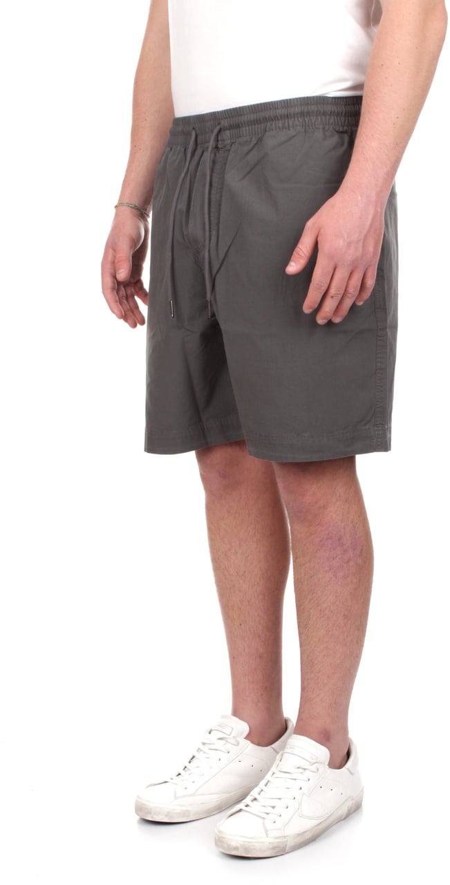 Woolrich Regular Fit Cotton Bermuda Grijs