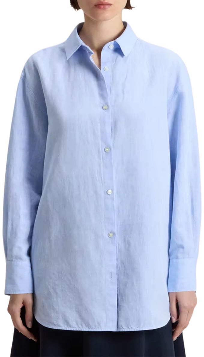 Woolrich Blouse lichtblauw Blauw