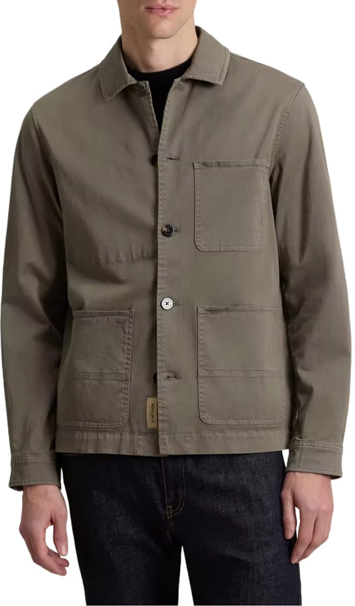 Woolrich Overshirt donkergroen Groen