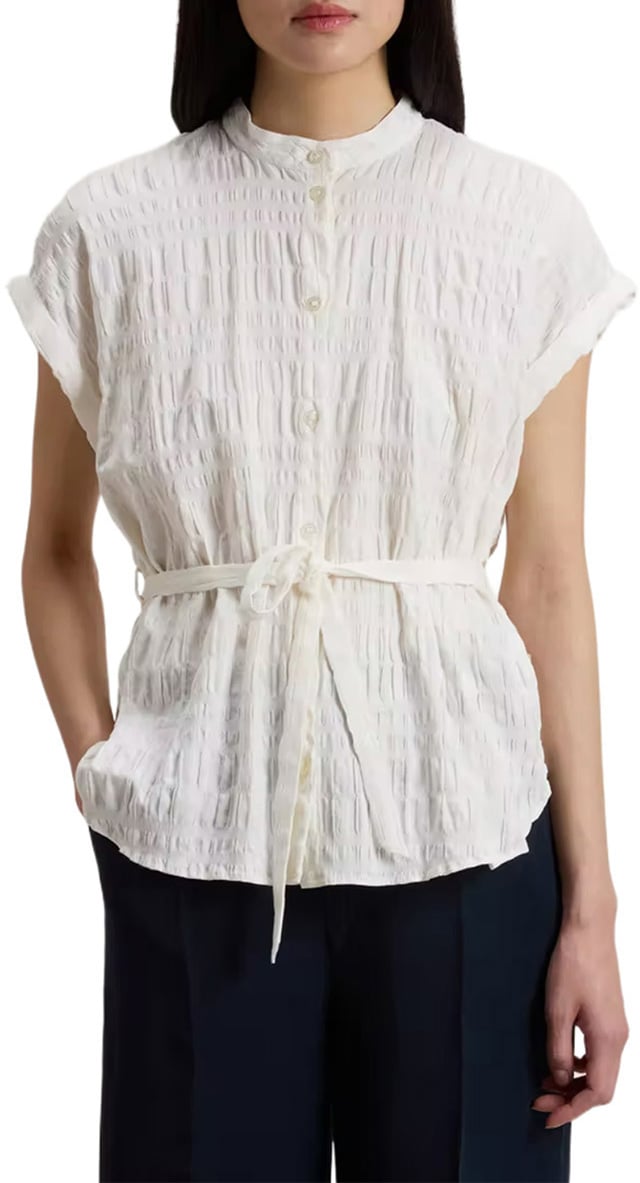 Woolrich Blouse ecru Wit