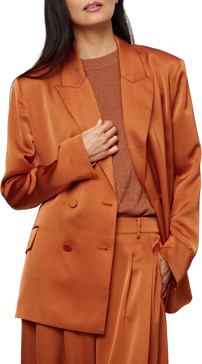 Dante6 Sevigny satijnen blazer Oranje