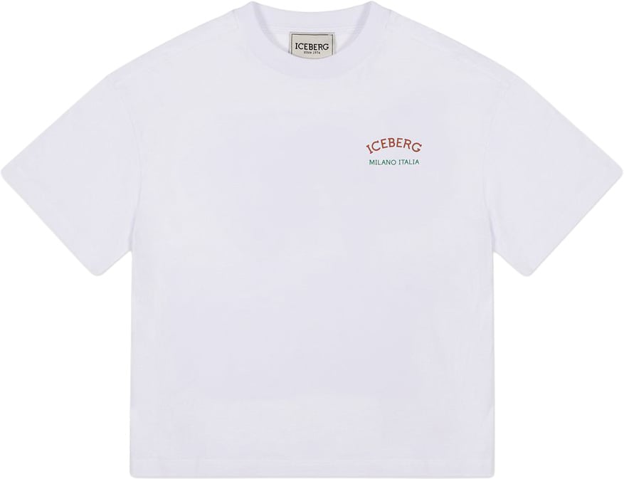 Iceberg t-shirt bianco Wit