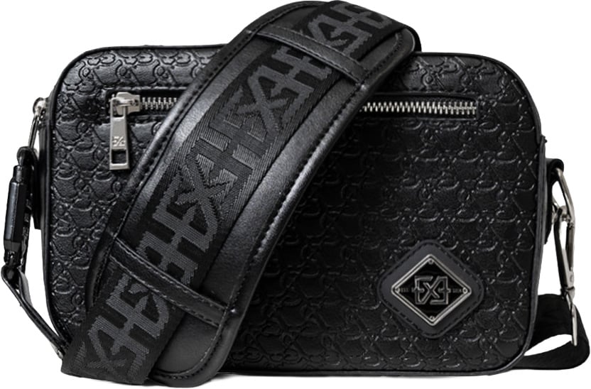 XPLCT Ivory bag leather black Zwart