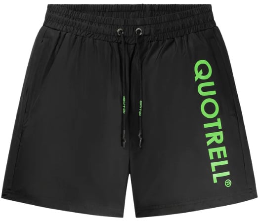 Quotrell maui swimshort black Zwart
