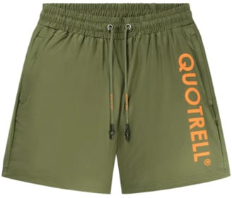 Quotrell maui swimshort army Groen