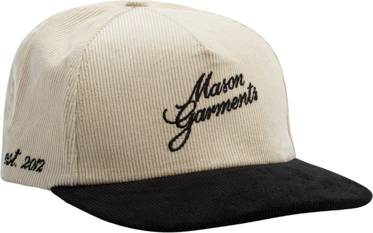 Mason Garments Cap Bicolore Black Wit