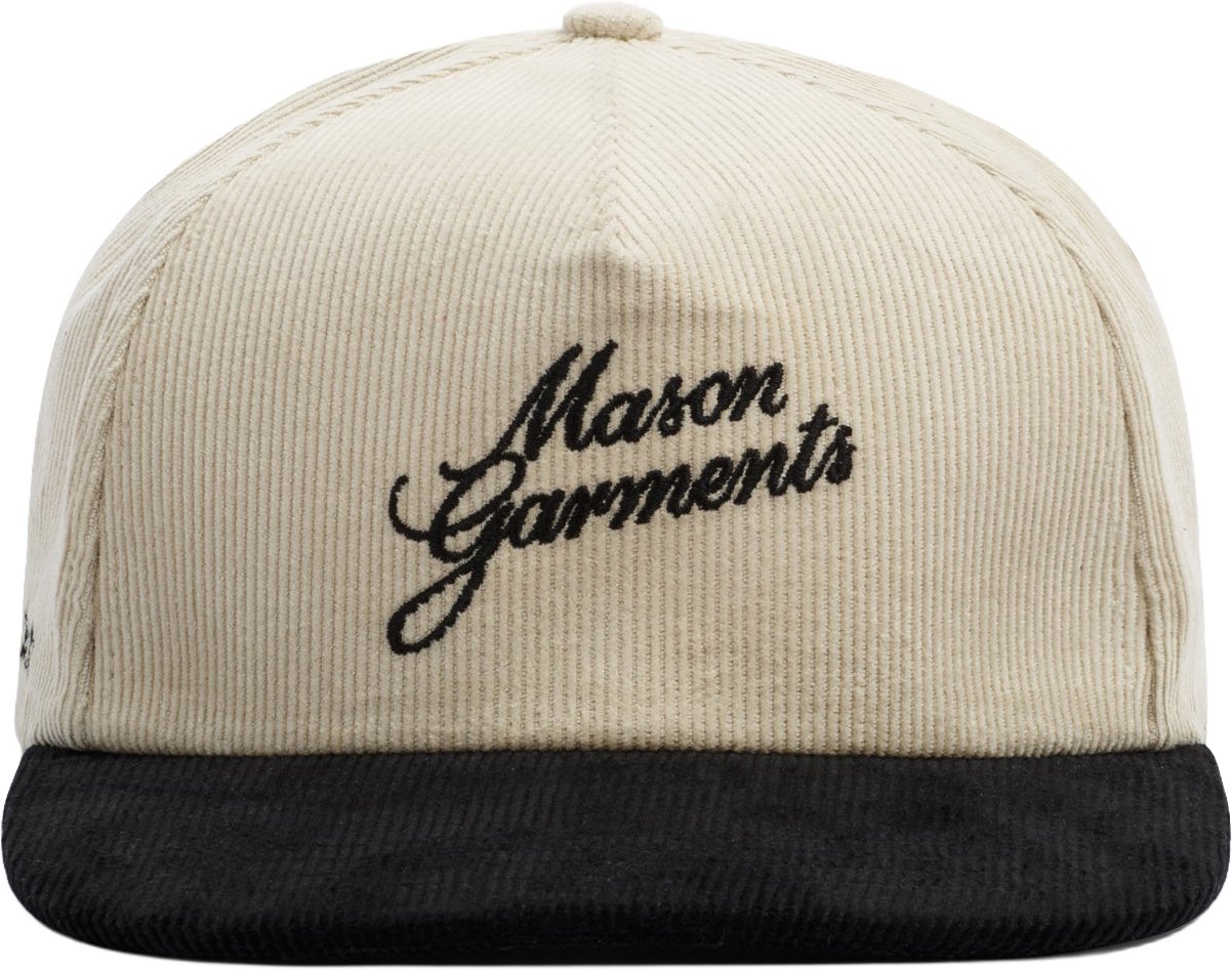 Mason Garments Cap Bicolore Black Wit