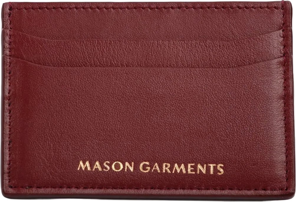 Mason Garments Card Holder Burgundy Rood